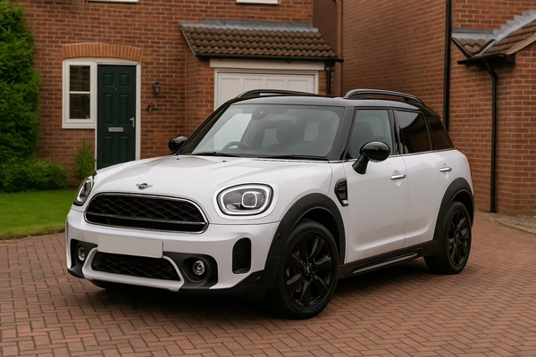 Mini Countryman parked on a UK driveway